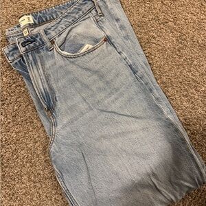 Abercrombie & Fitch Light Wash Straight Jeans